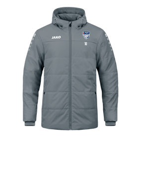 Veste à capuche Coach équipe JAKO grise F840 