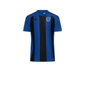 Maillot enfant adidas Striped 24 bleu noir 