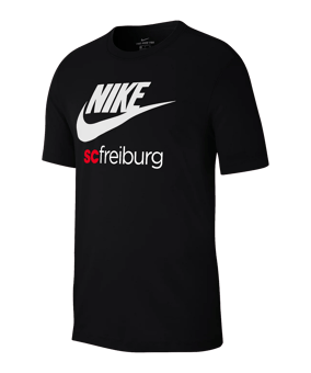 Nike SC Freiburg NSW Futura T-Shirt Damen Schwarz F010 - schwarz