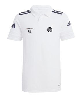 adidas Squadra 25 Competition Polo Kids Weiß