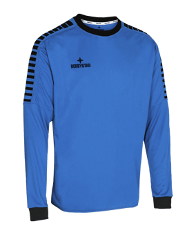 Derbystar Hyper Torwarttrikot langarm Kids F082 - blau