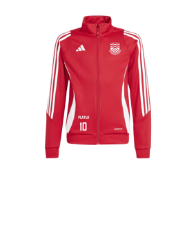 adidas Tiro 24 Trainingsjacke Kids Rot Weiss