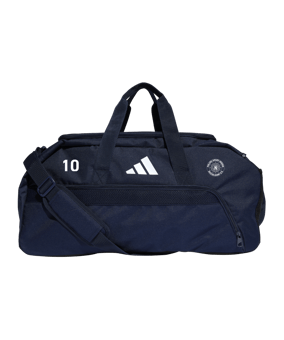 adidas Tiro League Duffel Bag Gr. L Blau Schwarz