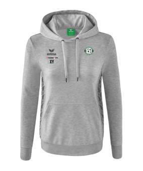 Erima Team Essential Hoody Damen Hellgrau