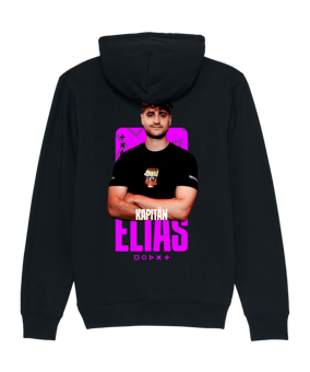 Battle of the Socials Hoodie "Team Elias" Schwarz - schwarz