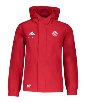 adidas Entrada 22 Allwetterjacke Kids Rot