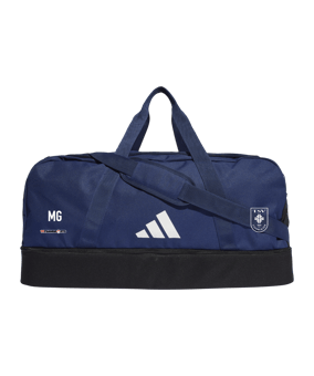 adidas Tiro League Duffel Bag Gr. L Blau Weiss