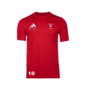 adidas Entrada 26 T-Shirt Rot