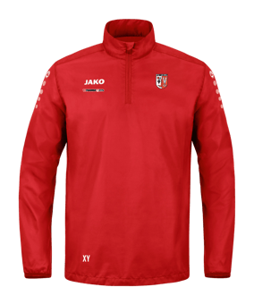 JAKO Team Rainzip Sweatshirt Kids Rot F100
