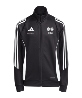 adidas Tiro 24 Trainingsjacke Kids Schwarz Weiss