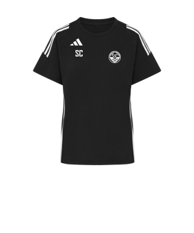 adidas Tiro 24 T-Shirt Damen Schwarz Weiss