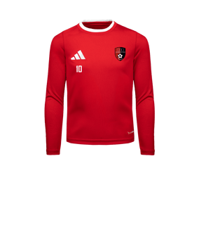 adidas Entrada 26 Trikot Langarm Kids Rot