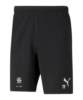 PUMA teamRISE Short Schwarz Weiss F04