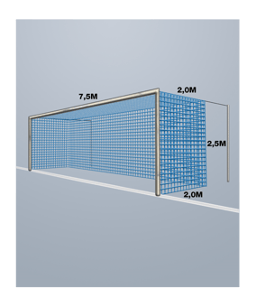 Cawila Tornetz 7,50x2,50m | Tiefe 2,0x2,0m - blau