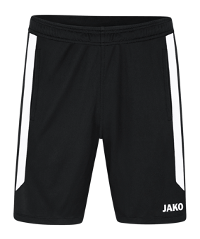 JAKO Power Short Kids Schwarz Weiss F802 - schwarz