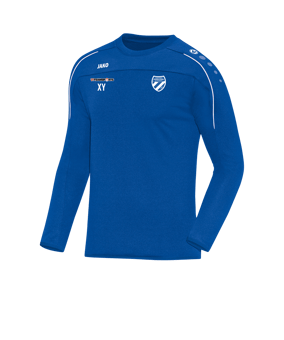 JAKO Classico Sweatshirt Blau Weiss F04