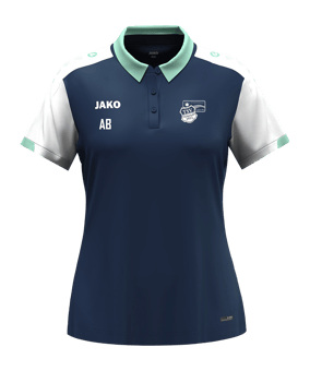 JAKO Dynamic Polo Damen Blau F915