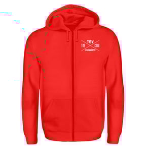 TSV Schopfloch Fullzip Hoody Cross Klein Rot - rot