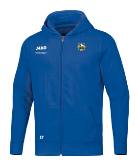 JAKO Base Kapuzenjacke Kids Blau F04