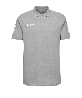 Hummel Cotton Poloshirt Kids Grau F2006 - grau