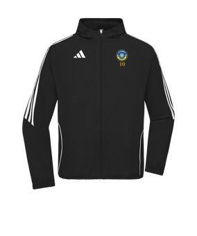 Veste coupe-vent adidas Tiro 24 noire blanche 
