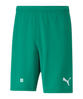PUMA teamRISE Short Grün Weiss F05