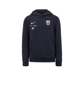 Nike Park 20 Fleece Hoody Kids Blau Weiss F451