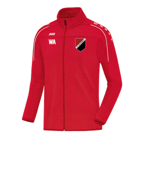 JAKO Classico Trainingsjacke Rot Weiss F01
