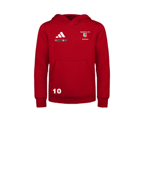 adidas Entrada 26 Hoody Kids Rot