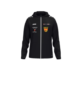 JAKO One Kapuzenjacke Kids Schwarz F800