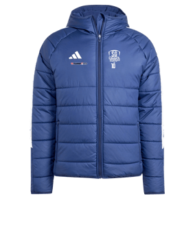 adidas Tiro 24 Winterjacke Blau Weiss