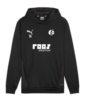 PUMA teamGOAL Hoody Schwarz Weiss Grau F03