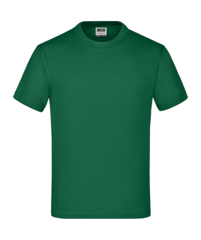 James & Nicholson Basic T-Shirt Kids Dark Green - gruen