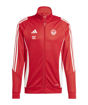 adidas Tiro 24 Trainingsjacke Rot Weiss