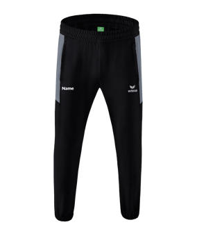 Erima Team Präsentationshose Schwarz Grau