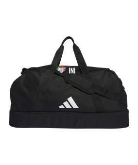 adidas Tiro League Duffel Bag Gr. L Schwarz Weiss