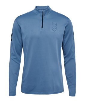 Hummel Active Pl Half Zip Sweatshirt Blau F4250 - blau