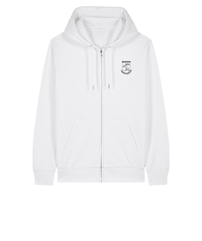 11tsmerch Merch Connector 2.0 Zip Sweatjacke FC001 Sweatjacke Weiß
