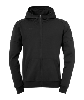 Kempa Status Kapuzenjacke Schwarz F01 - schwarz