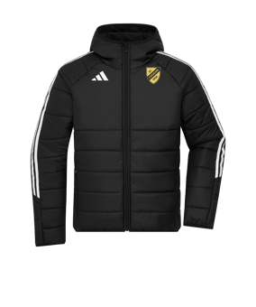 adidas Tiro 24 Winterjacke Schwarz Weiss