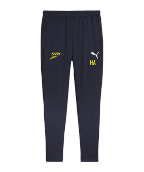 PUMA teamGOAL Slim Trainingshose Blau Weiss F06