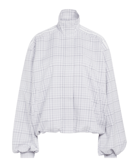 adidas Originals Blousy Check Giacca Donna Grigio - grigio