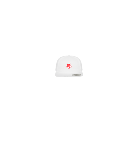 Merch 5 Panel Classic Snapback Cap White Green | logo4c