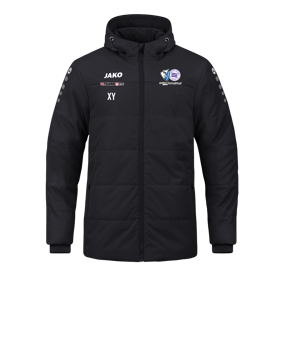 JAKO Team Coach Kapuzenjacke Schwarz F800