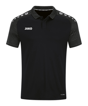 JAKO Performance Polo Kids Schwarz Grau F804 - schwarz
