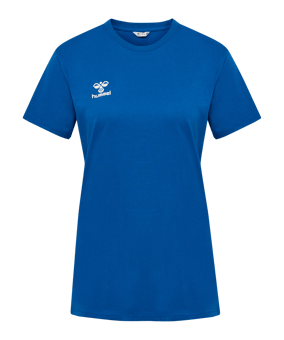Hummel Go 2.0 Chevron T-Shirt Damen Blau F7045 - blau