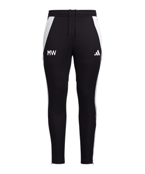 adidas Tiro 24 Trainingshose Schwarz Weiss