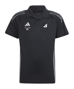 adidas Tiro 24 Competition Poloshirt Kids Schwarz Grau