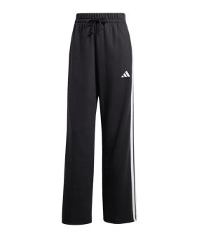 adidas Essentials 3 Stripes Jogginghose Damen Schwarz - schwarz