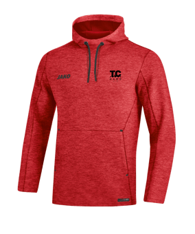 JAKO Premium Basic Kapuzensweatshirt Rot F01